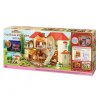 Sylvanian Families Dárkový set - městský dům se světly a příslušenstvím E 2747