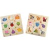 Legler 4345 Dřevěné vkládací puzzle sada - 2 motivy
