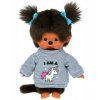 Sekiguchi Mončičák Monchhichi oblečení v mikině s jednorožcem 243846