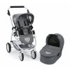 Bayer Chic Kočárek pro panenky Emotion 2v1 - 638 76 Jeans Grey