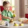 Melissa & Doug 4ks košíky, dřevěné potraviny