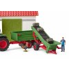 Schleich 42377 Zemědělský dopravník na seno s farmářem