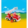 Playmobil 1.2.3 - 6967 Hasičské auto s žebříkem a košem