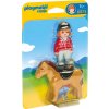 Playmobil 1.2.3 - 6973 Jezdkyně a kůň
