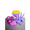 Androni Hello Kitty sada na písek 17 cm 6-dílná sada fialová