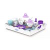 Smoby 310576 servírovací tác Frozen XL Tea Time se 17 doplňky