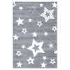 Livone Dětský koberec STARLIGHT šedá/bílá 100x160cm