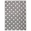Livone Dětský koberec STAR DREAMS šedá/bílá 100x160cm