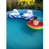 Summer Waves Nafukovací lounge duo kruh s chladící taškou 254cm K70254