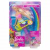 Mattel Barbie Svítící mořská panna s pohyblivým ocasem běloška GFL82
