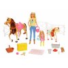 Mattel Barbie Herní set s koníky GLL70