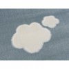 Livone Dětský koberec kulatý mráčky SKY CLOUD modro-bílý 133cm