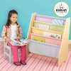 KidKraft 14225 Knihovna - Stojan na knihy - Pastel