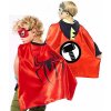 Dětský karnevalový kostým maska a plášť Superhrdinové Superman/Spiderman/Batman/Flash