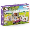 Schleich 72105 Velký jezdecký turnaj s konmi 42338 a Ppck-up s přívěsem a koněm 42346