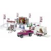Schleich 72105 Velký jezdecký turnaj s konmi 42338 a Ppck-up s přívěsem a koněm 42346