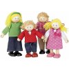 Tidlo Dřevěné panenky do domečku Rodina T0126