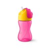 Philips Avent Hrnek s ohebným brčkem 300ml růžový SCF798/02