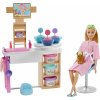 mattel gjr84 barbie salon krasy herni set s blondynkou