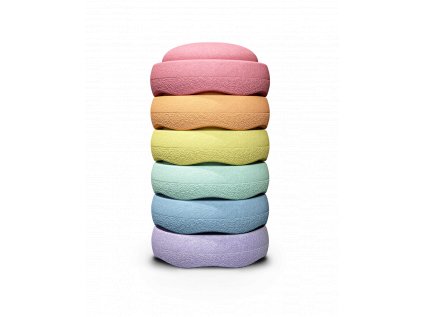 stapelstein rainbow pastel stack shadow