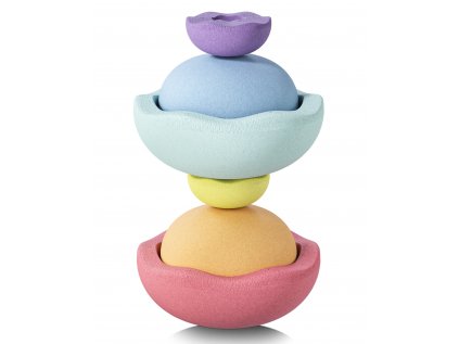 Stapelstein Inside rainbow pastel skulptur rainbow shadow