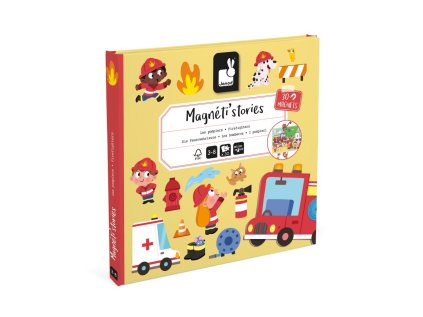 J05453 Janod Magnetistories Magneticka kniha Poziarnici 01