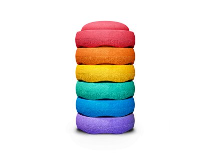 Stapelstein Original Mini rainbow classic stacking shadow
