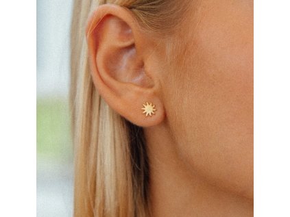 Agape Vedra Vol I Gold Plated Earrings Calacopie.webp