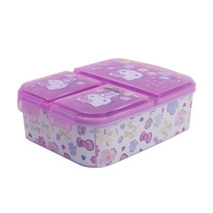 multi compartment sandwich box hello kitty