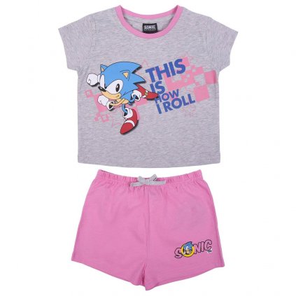 Dievčenské pyžamo Sonic