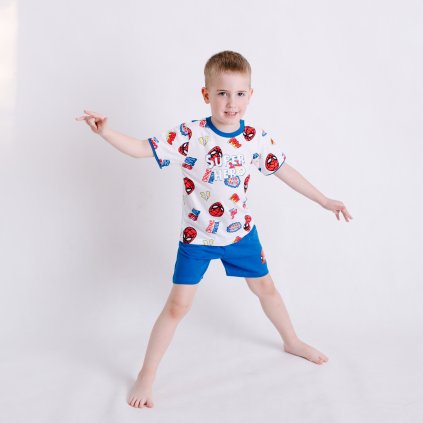 Pyžamo Spiderman Superhero Blue
