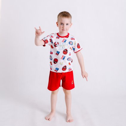 Pyžamo Spiderman Superhero Red
