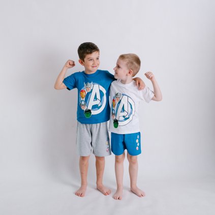 Detské pyžamo Avengers biele