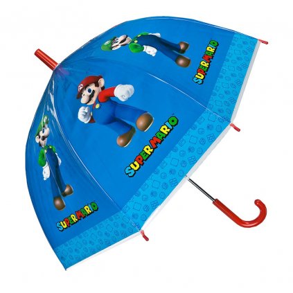 Detský manuálny dáždnik Super Mario