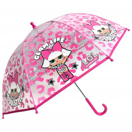 Detský manuálny dáždnik L.O.L. Pink 45 cm