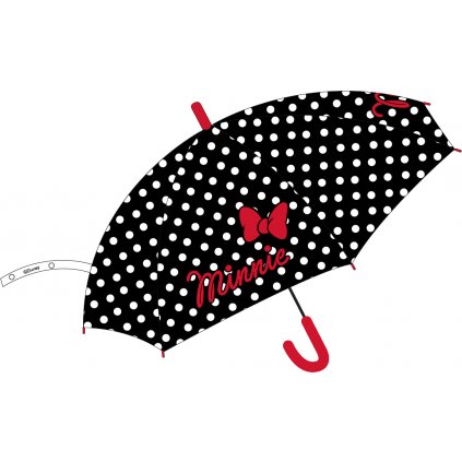 Detský manuálny dáždnik Minnie Dots