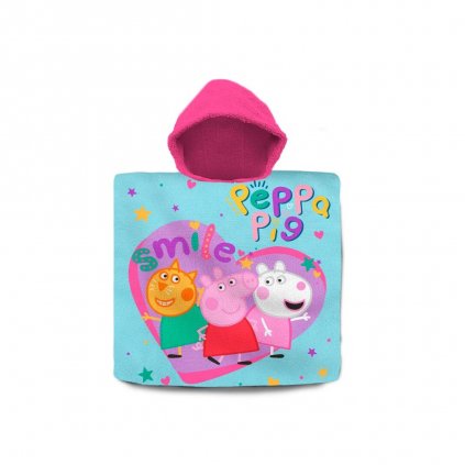 Bavlnené pončo Peppa Pig