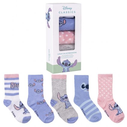 Detské ponožky v darčekovom balení Lilo & Stitch