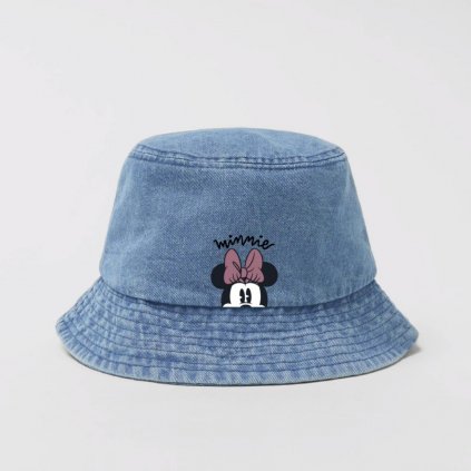 Jeansový klobúk Minnie Mouse