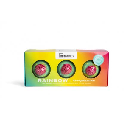 Šumivé bomby do kúpeľa Rainbow, 3x100 g