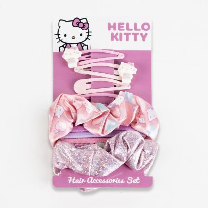 Set vlasových doplnkov Hello Kitty