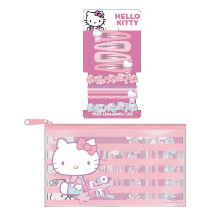 Set vlasových doplnkov Hello Kitty