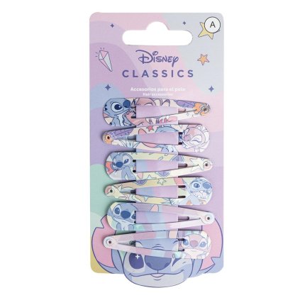 Sponky do vlasov Lilo & Stitch, 6 ks