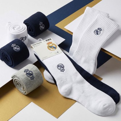 Ponožky Real Madrid 3-balenie