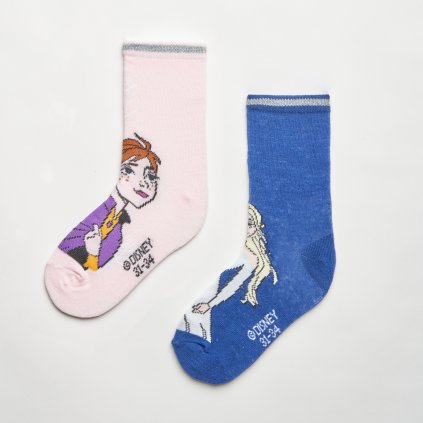 Detské ponožky Frozen, 2-balenie