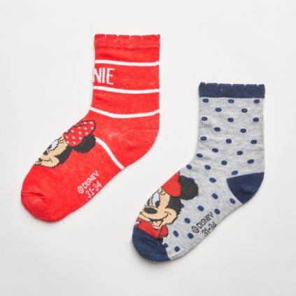 Detské ponožky Minnie Mouse, 2-balenie