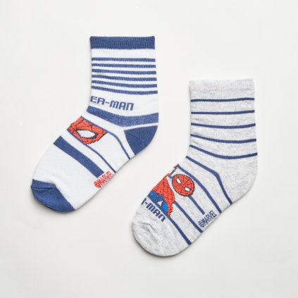 Detské ponožky Spiderman, 2-balenie