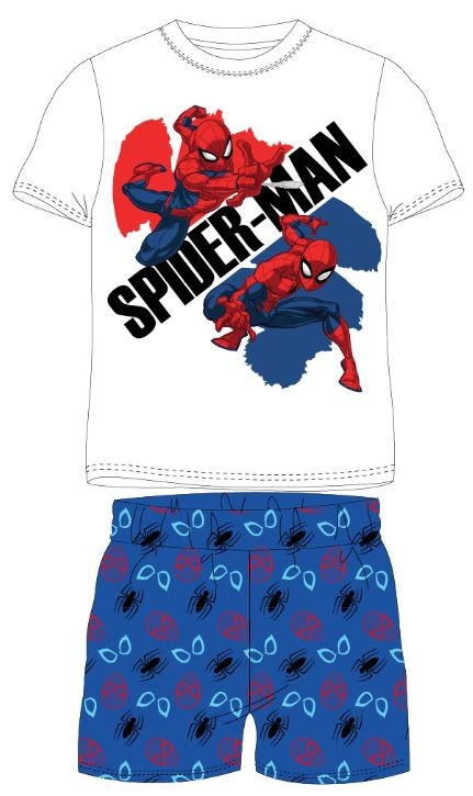 Detské pyžamo Spiderman biele Veľkosť: 104