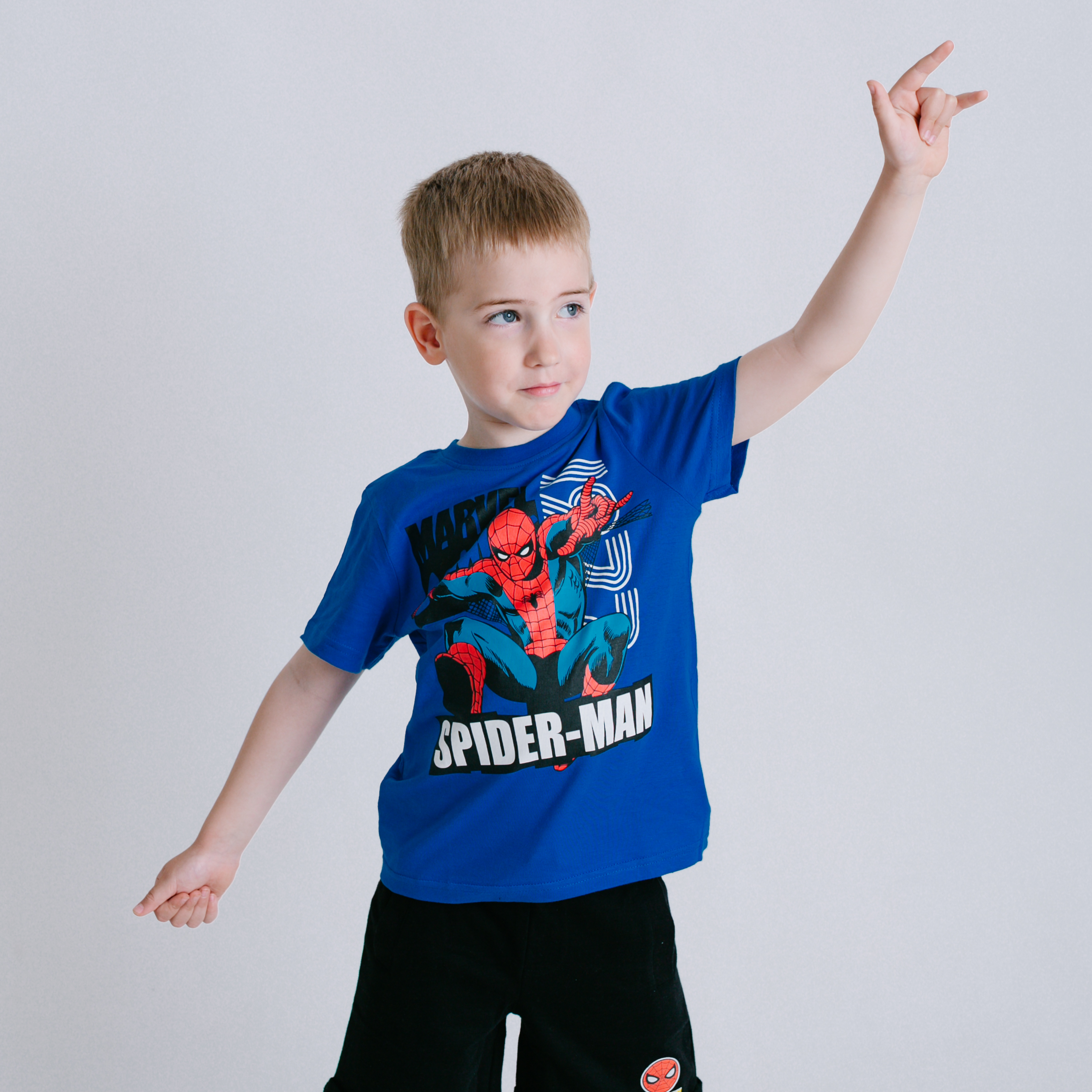 Tričko Spiderman modré Veľkosť: 134