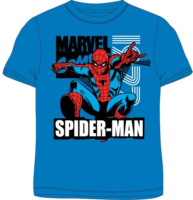 Tričko Spiderman modré Veľkosť: 134